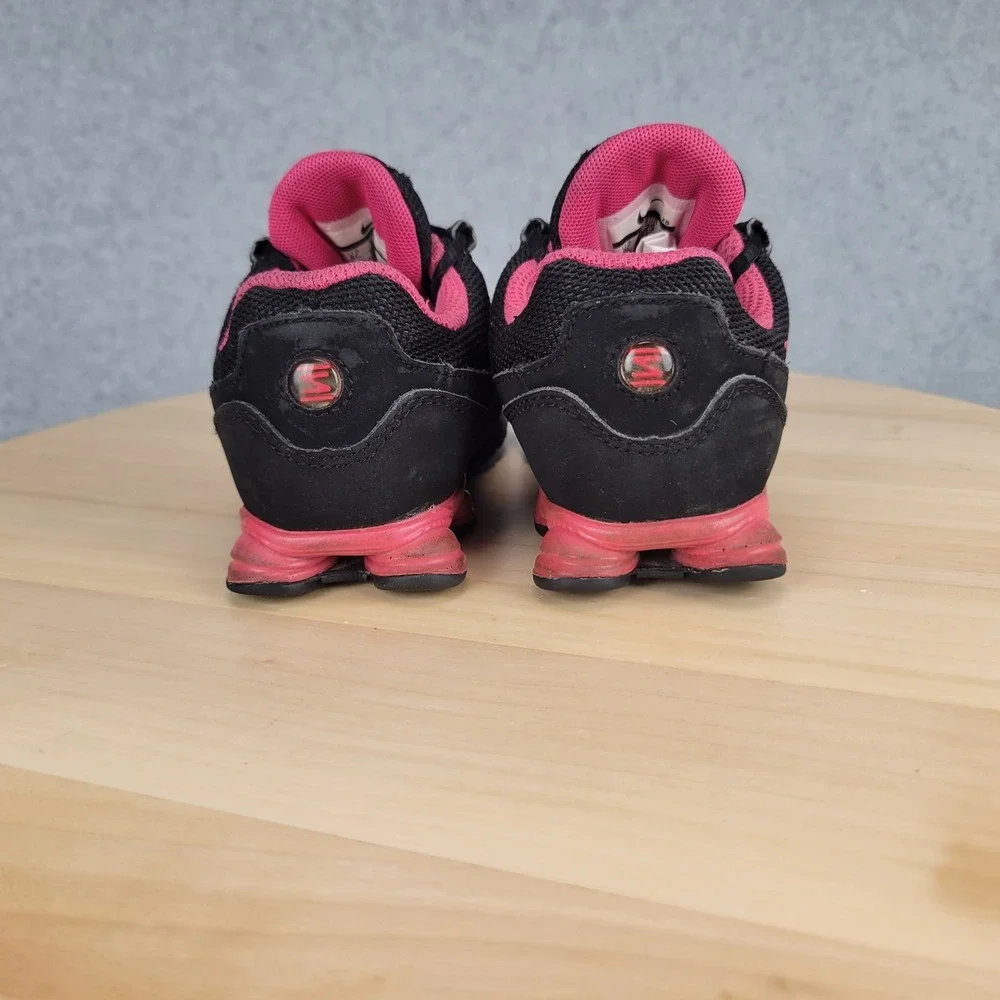 Nike Shox Deliver Kids Size 8C Black Pink 848119-060 Running Shoes